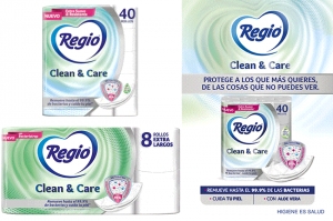Regio presenta nuevo papel higiénico con tecnología BacteriaTrap, que remueve hasta el 99.9% de bacterias