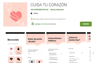 El Instituto Nacional de Cardiología Ignacio Chávez, participaron en el desarrollo y creación de las apps “IAMMX” y “CUIDA TU CORAZÓN”