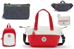 Kipling se une a Coca-Cola para crear una colección optimista, sostenible y renovada