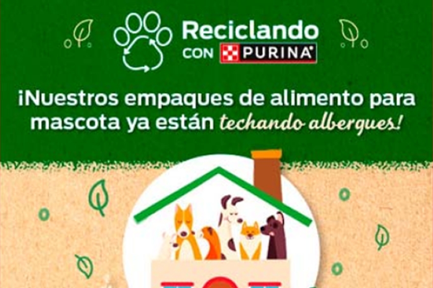 Purina se pone verde: nuevos empaques 100% reciclables