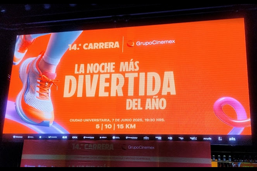 Corre con propósito: 14ª Carrera Cinemex a favor de Casa de la Amistad