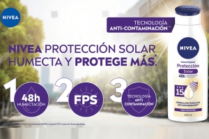 NIVEA PROTECCIÓN SOLAR: La única crema corporal con tecnología anti-contaminación que protege la piel