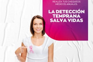 Más del 90% de los casos de cáncer de mama detectados a tiempo son curables