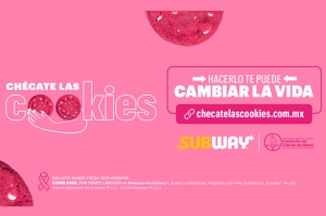 Subway y FUCAM A.C. se vuelven a unir en México para conmemorar el Día Internacional de Lucha Contra el Cáncer de Mama