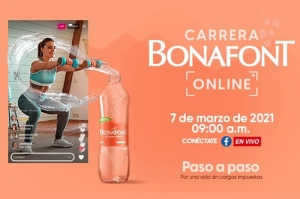 Bonafont realizará su Carrera Bonafont Online 2021 e invita a las mujeres a aligerarse de las cargas y avanzar juntas