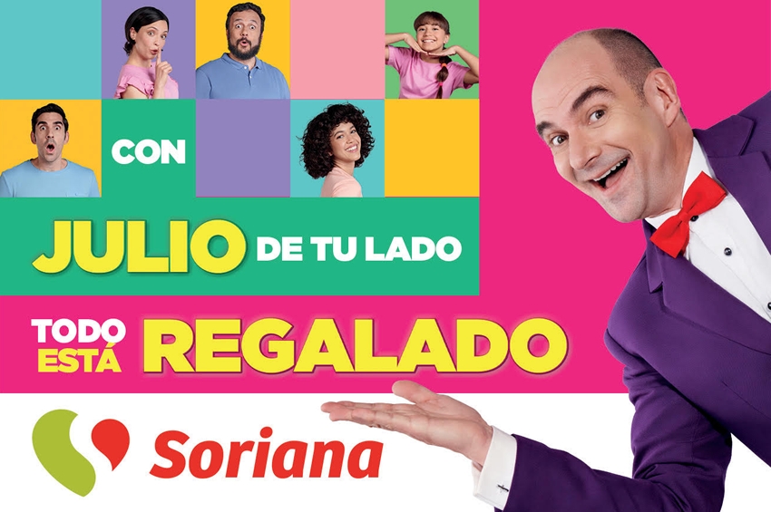 Soriana presenta por octavo año su famosa campaña de Julio Regalado