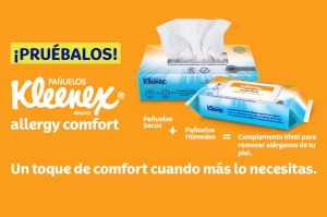 ¡Adiós a las alergias! Kleenex lanza su nueva línea de pañuelos Kleenex Allergy Comfort