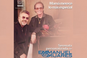 Emmanuel y Mijares dedicarán serenatas a todas las mamás en una campaña personalizada