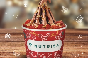 Nutrisa da la bienvenida a la Navidad con un macarrón gigante y un delicioso sabor de temporada