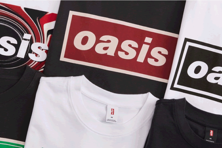 Levi’s & Oasis: La colección de camisetas que celebra el legado de la icónica banda