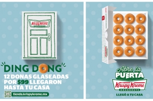 ¡Abre la puerta, Krispy Kreme llegó a tu casa!