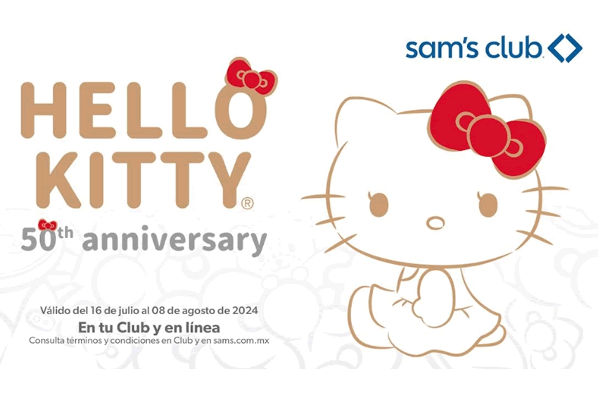 Sam's Club celebra los 50 Años de Hello Kitty con productos imperdibles