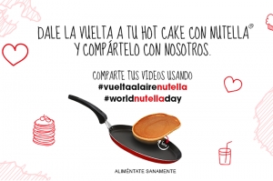 Llegó el día de la exquisita celebración para todos los NutellaLovers #WorldNutellaDay Nutella Challenge #vueltaalaireNutella