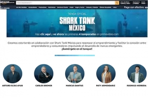 Amazon se convierte en la tienda oficial de Shark Tank México