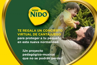 NIDO te regala concierto virtual de cantajuego