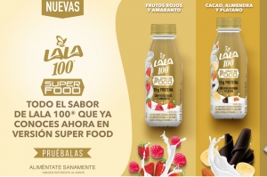 Lala 100 Super Food la leche 100% libre de lactosa, ahora con nuevas presentaciones