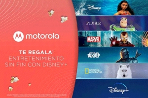 Motorola obsequiará a sus clientes de México treinta días de suscripción a Disney+